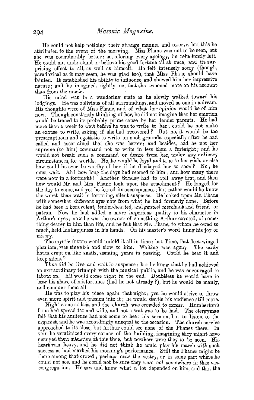 The Masonic Magazine: 1881-01-01 - After All.