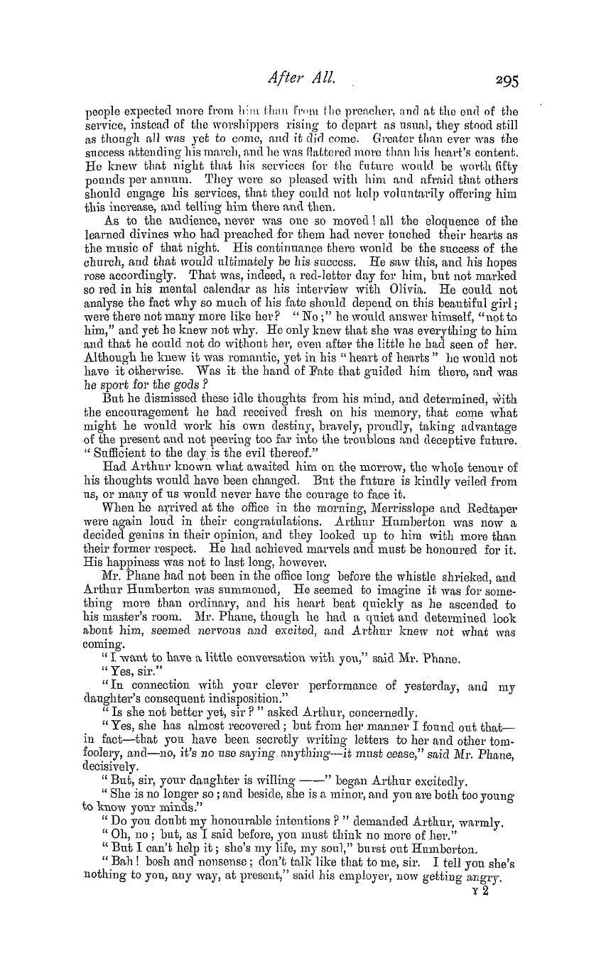 The Masonic Magazine: 1881-01-01 - After All.