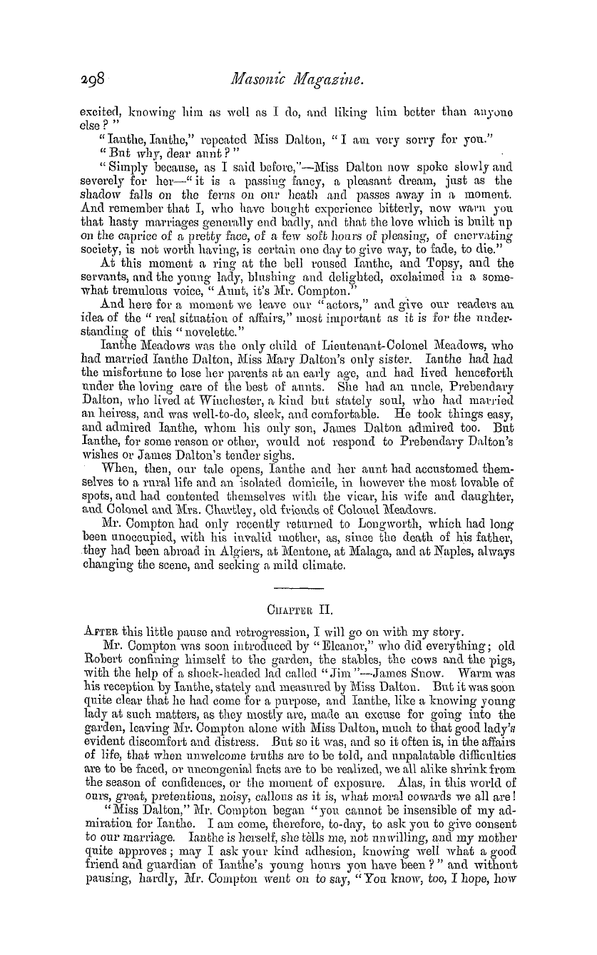 The Masonic Magazine: 1881-01-01 - Ianthe.