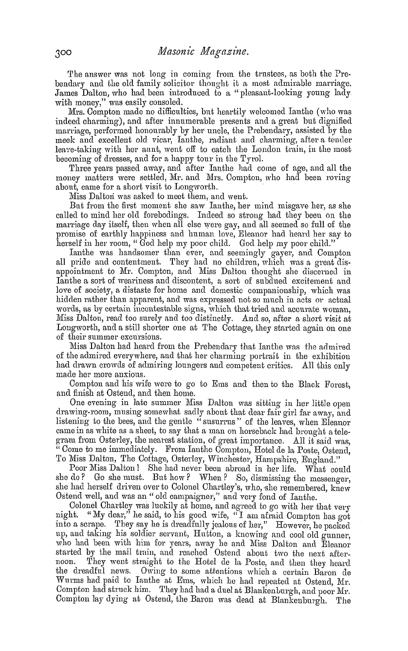 The Masonic Magazine: 1881-01-01 - Ianthe.