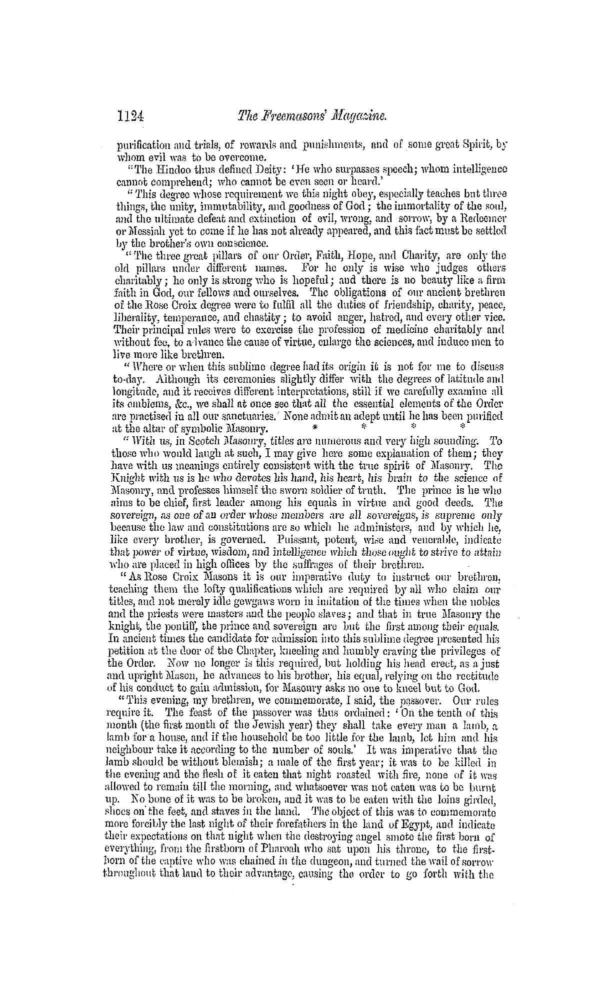 The Freemasons' Monthly Magazine: 1859-06-15 - Masonry In America.