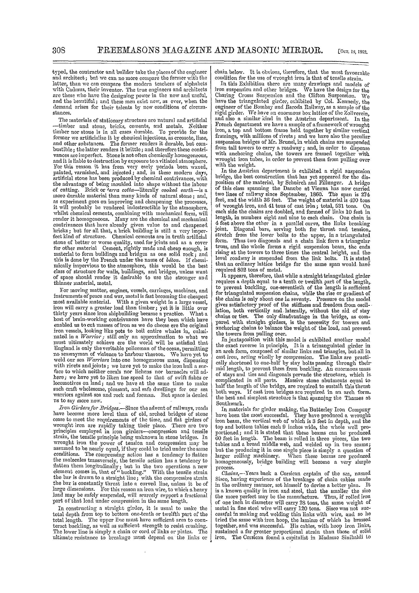 The Freemasons' Monthly Magazine: 1862-10-18: 8