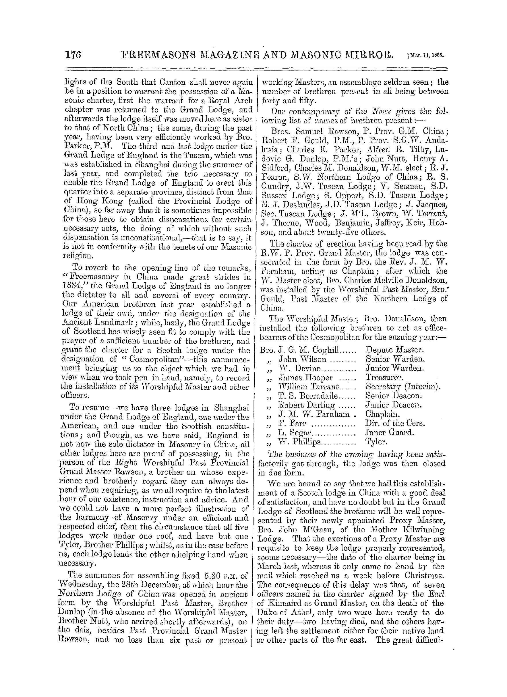 The Freemasons' Monthly Magazine: 1865-03-11: 4