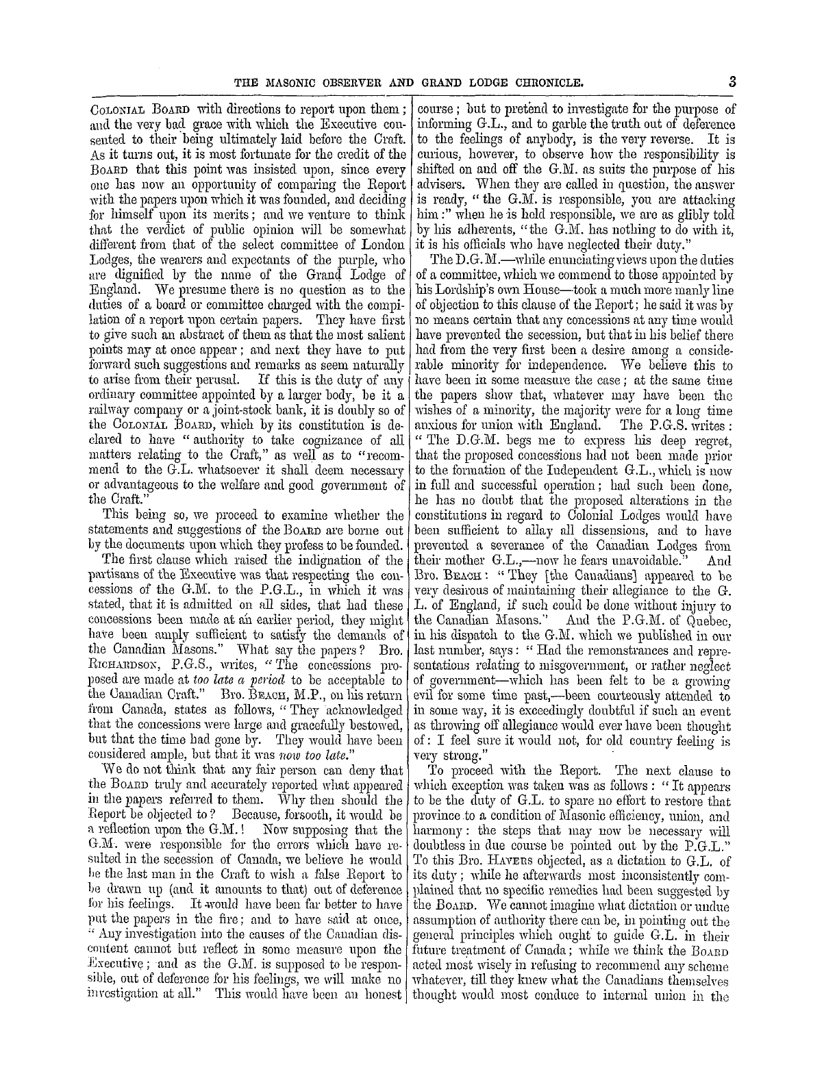 The Masonic Observer: 1857-09-20 - Ar00401