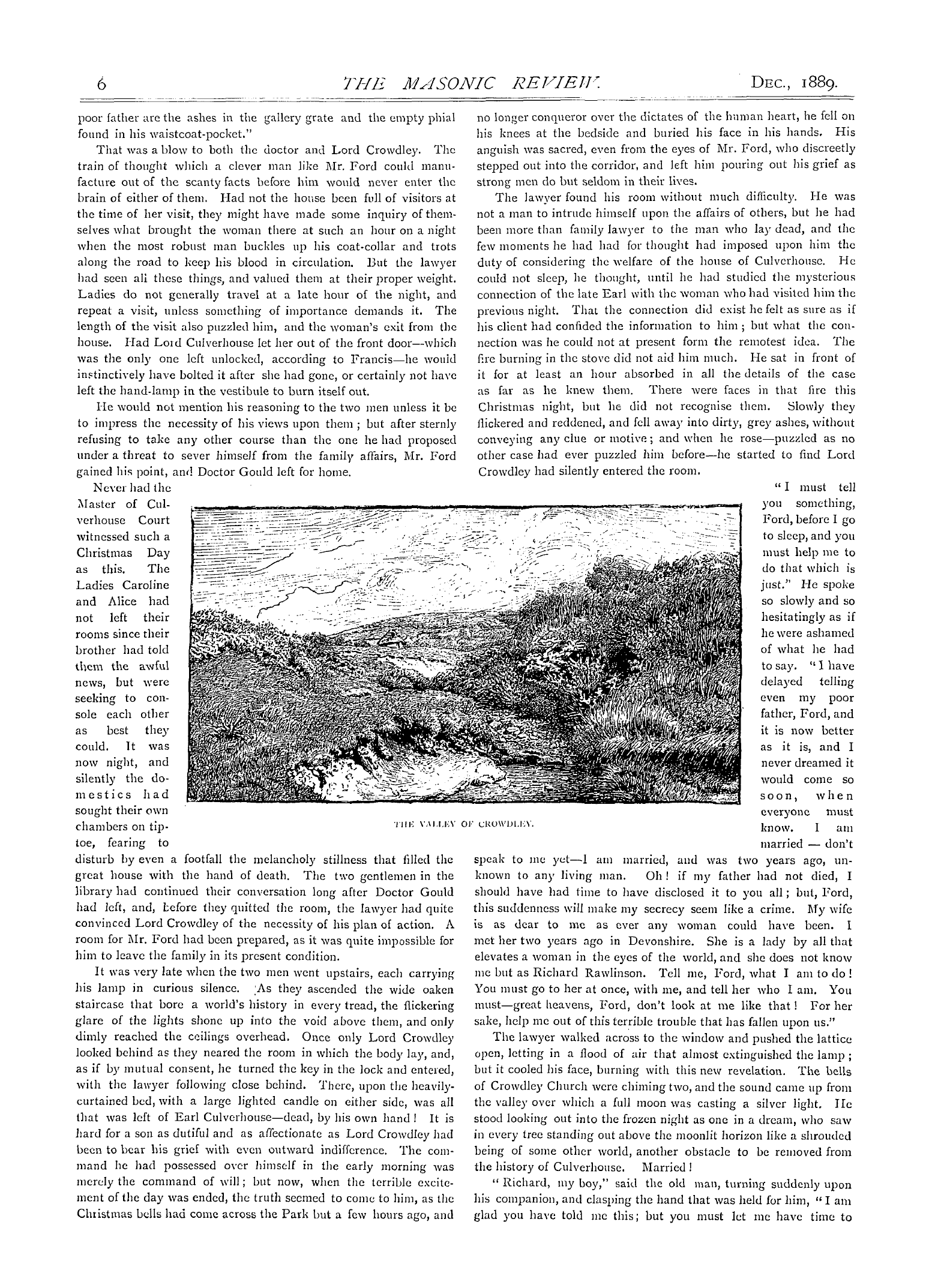 The Masonic Review: 1889-12-01 - The Volume Of The Sacred Law.