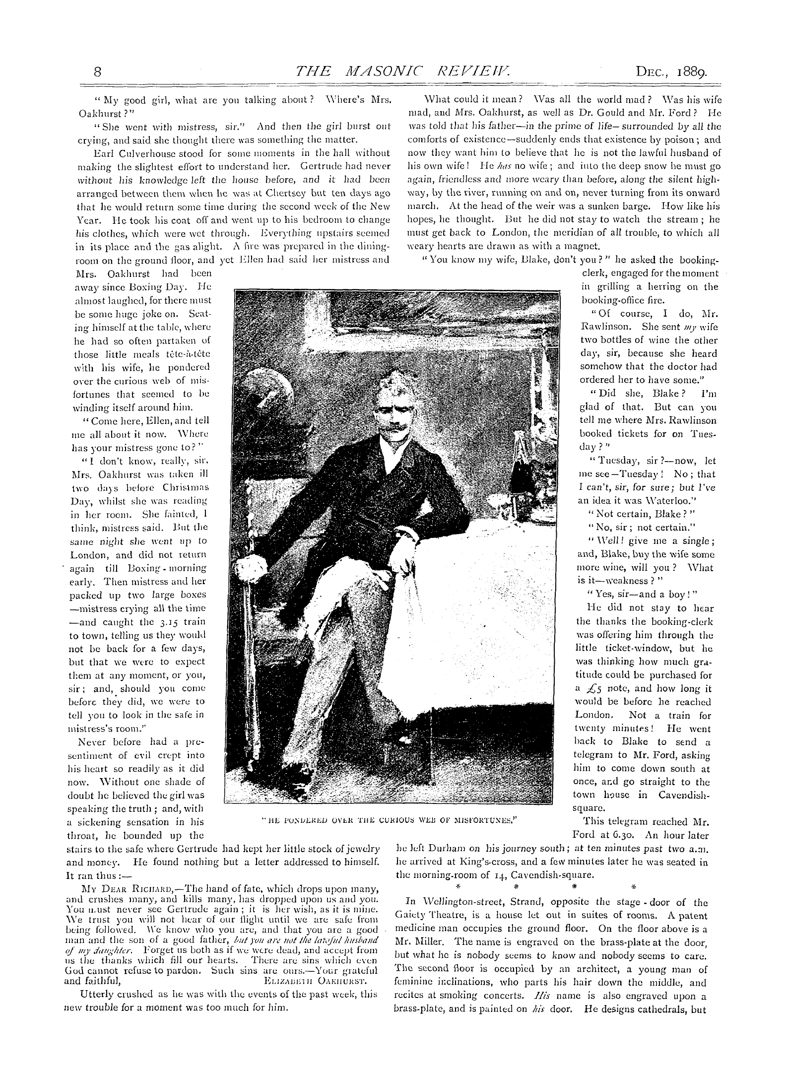 The Masonic Review: 1889-12-01 - The Volume Of The Sacred Law.