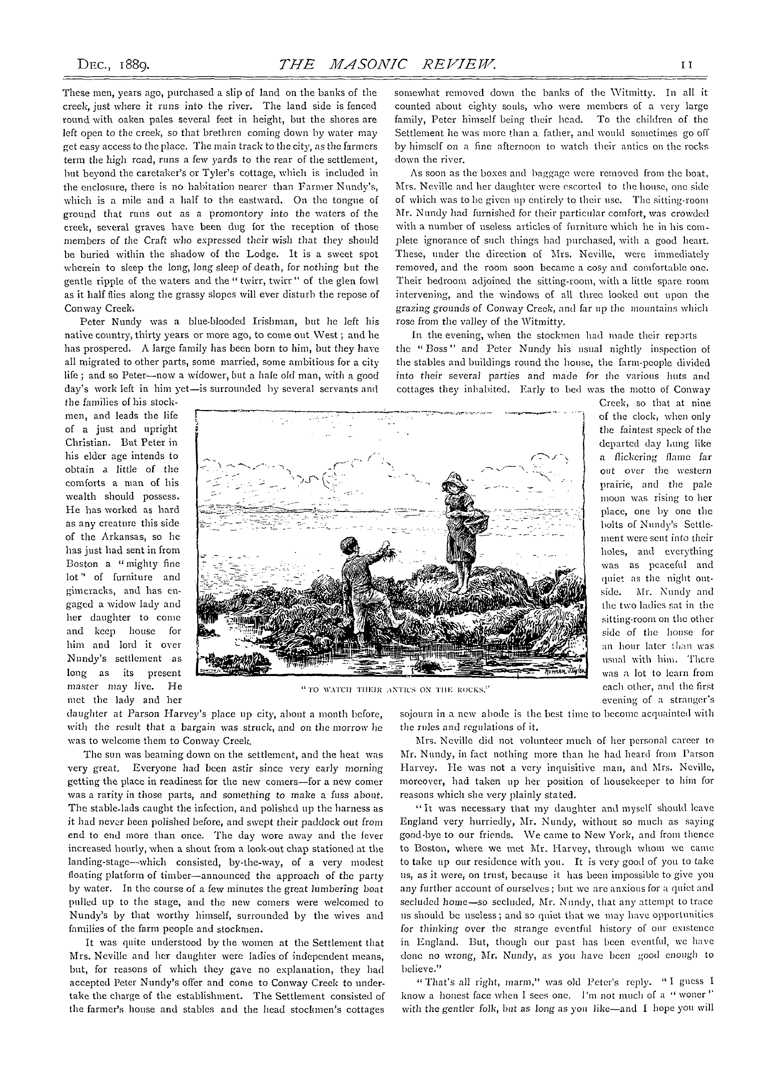 The Masonic Review: 1889-12-01 - The Volume Of The Sacred Law.