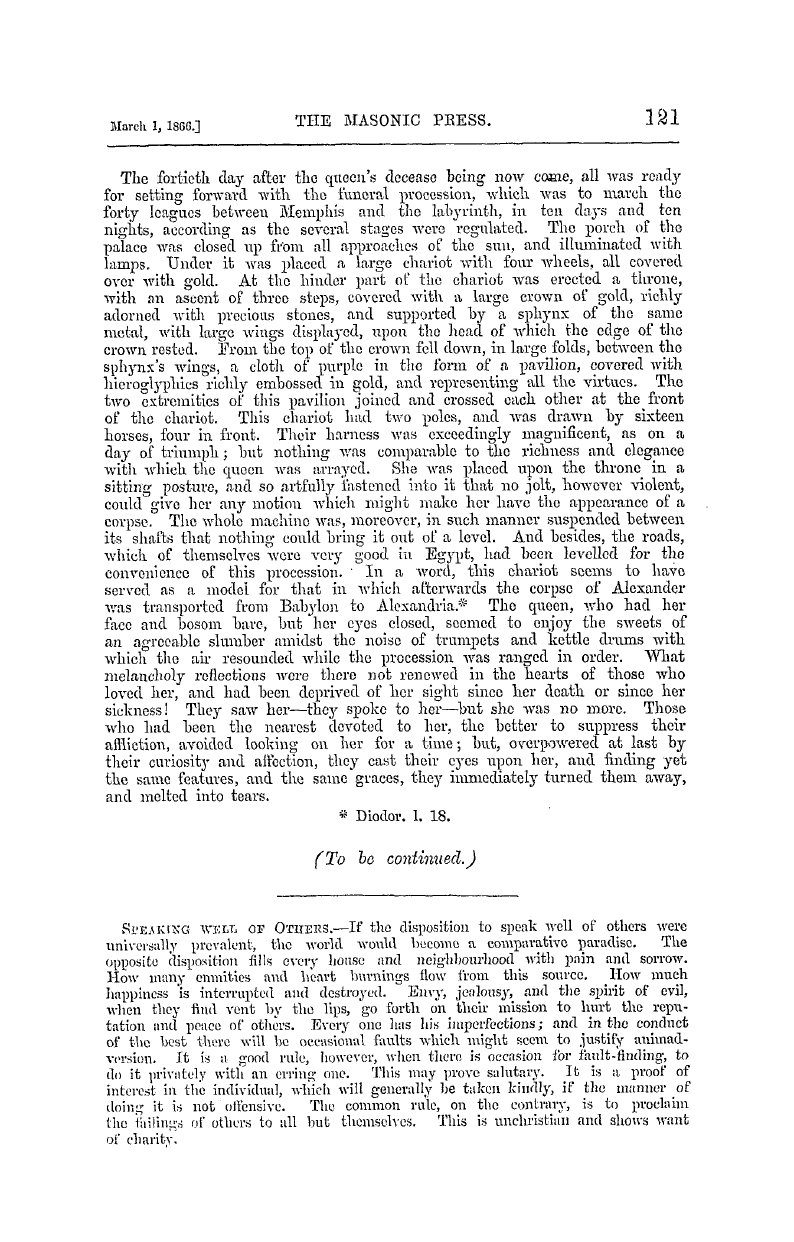 The Masonic Press: 1866-03-01 - Reprint Of Scarce, Or Curious, Books On Freemasonry. "The Life Of Sethos."